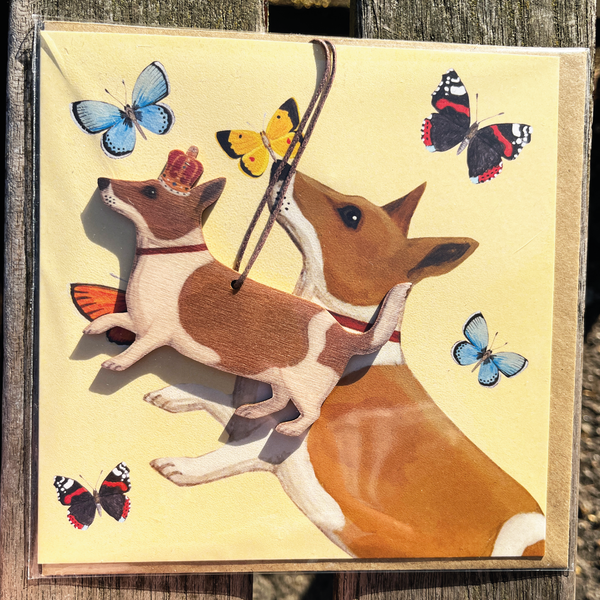  Bluebell & Butterflies Decoration and Card