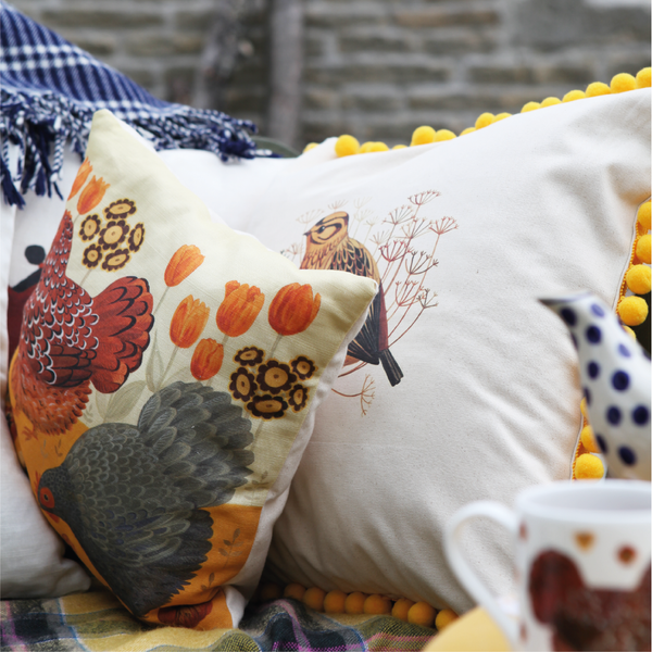 Tiptoe through the Tulips Cushion