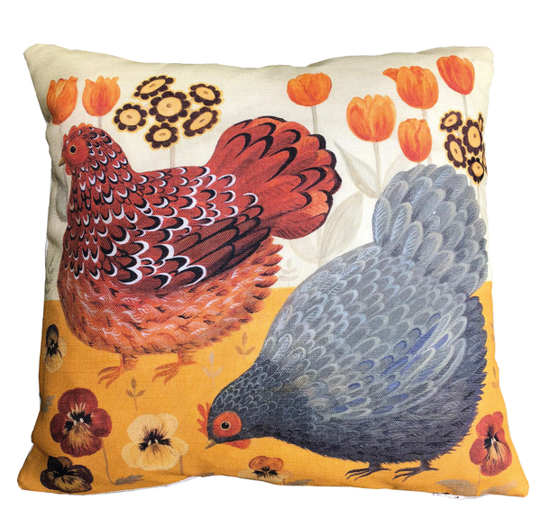 Tiptoe through the Tulips Dog & Dome cushion